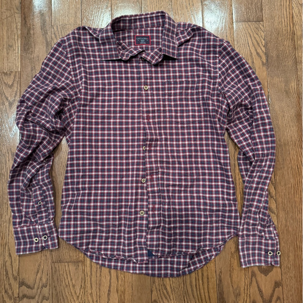 Untuckit long sleeve boys shirt